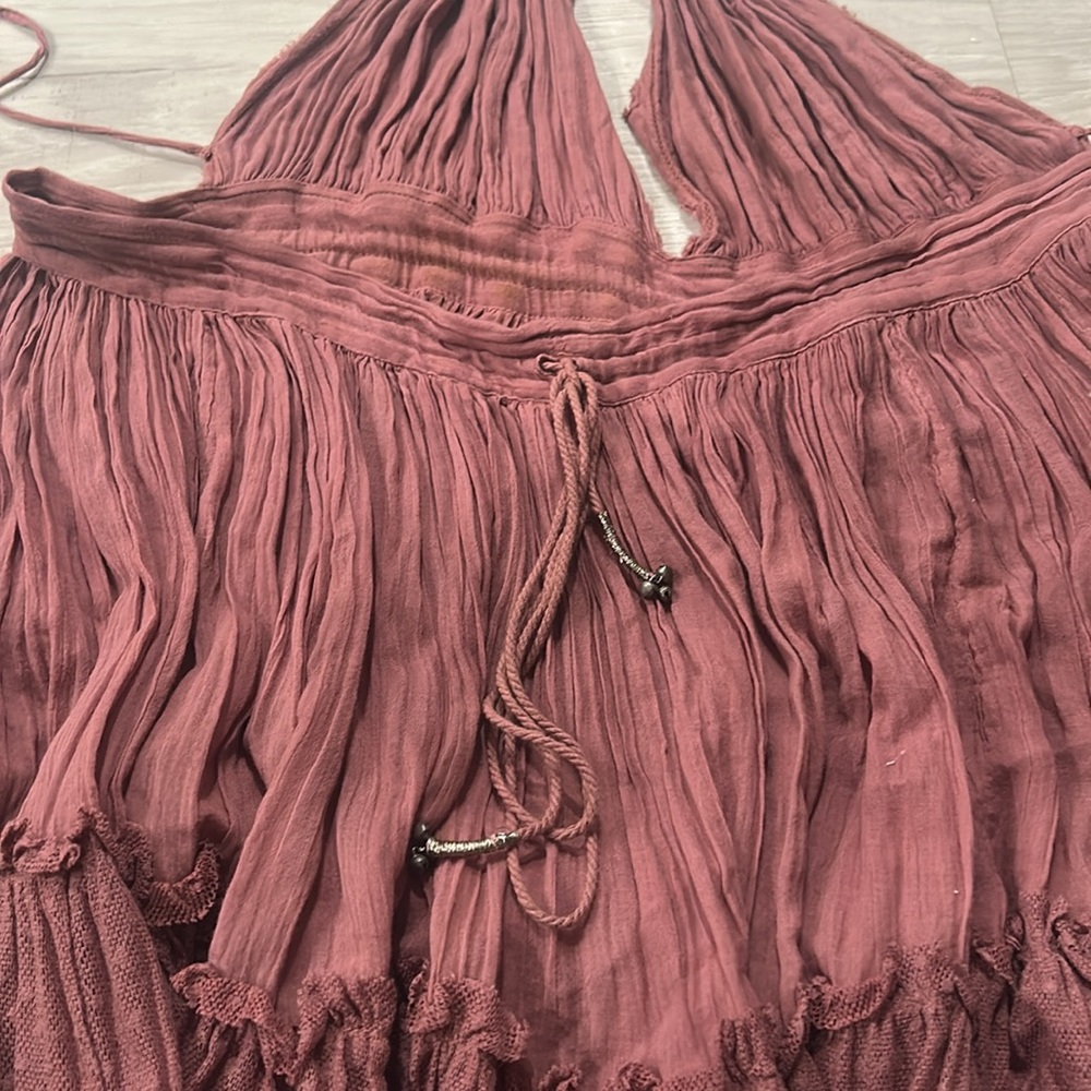Free People 100 Degrees Mini Dress Smokey Purple - Picture 6 of 8